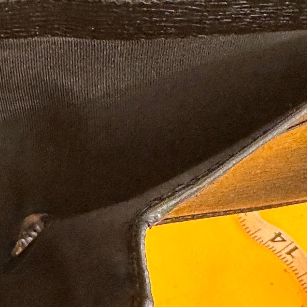 Gucci Mans wallet Black Mamab Black leather box quality and soft leather from GG - Picture 14 of 15